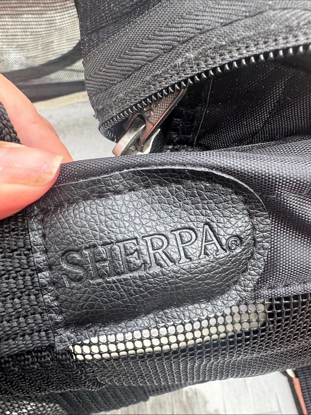 Sherpa Pet Carry Bag with Mesh Panels - Versatile Travel & Pet Carrier